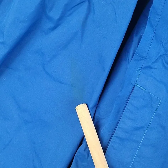 The North Face Hyvent Jacket Blue Lime Green Boys Large Hoodie Full Zip Pockets - Picture 11 of 16